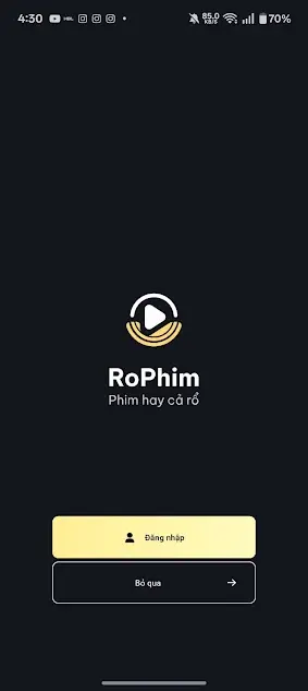 Screenshot of RoPhim App Android