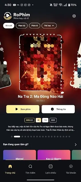 Screenshot of RoPhim App Download